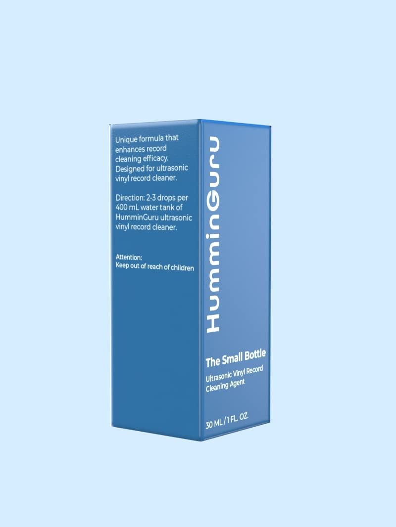 HumminGuru The Small Bottle Ultrasonic Vinyl Record Cleaning Agent, Highly Improves Ultrasonic Record Cleaning Machine Effectiveness and Drying Time, Anti-Static LP Cleaning Solution Without Alcohol - Image 4